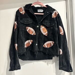 Live Love Gameday Black Football Jacket